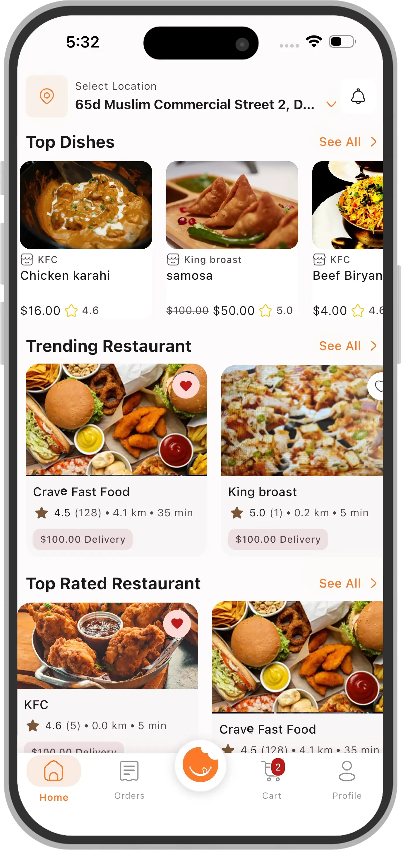 Restaurant & Menu Discovery